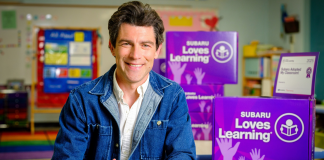 Subaru teams with actor Max Greenfield and AdoptAClassroom.org to provide teachers in high-needs schools with classroom supply funding Subaru