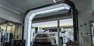 Cox Automotive advances AI-powered dealership innovation with new vAuto and UVeye integration UVeye technology at the Murgado Brickell CDJR store in Miami, Florida.