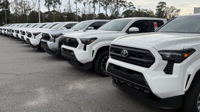 Toyota hit a seven-month streak in July for global sales as tariffs and EV competition challenge Japanese automakers.