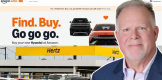 Amazon adds Hertz inventory to its growing online car marketplace Hertz Global Holdings announced a partnership with Amazon’s automotive platform, Amazon Autos, to sell pre-owned vehicles.