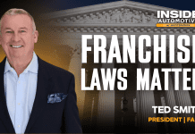 FADA President Ted Smith explains how state dealer associations defend franchise laws, fight insurers, and prepare for new OEM battles.
