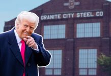 Trump blocks U.S. Steel plant closure in Granite City, ensuring operations continue while union demands binding commitments for workers.