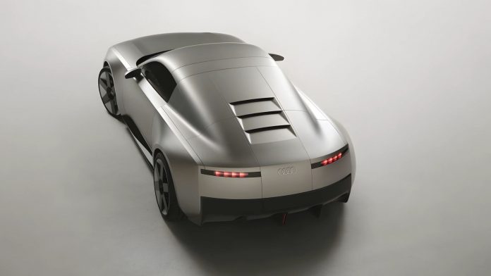 Audi unveiled its Concept C electric sports car Tuesday night in Milan, introducing a minimalist design and signaling a major brand shift.