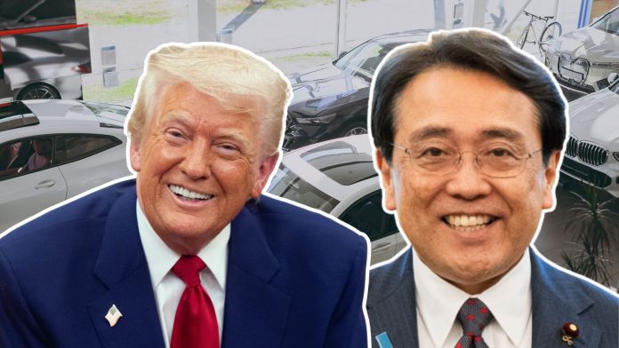 Japan and the US are in the final stages of implementing lower tariffs on Japanese automobile imports, with a reduction from 27.5% to 15%