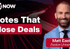 Matt Easton explains why the best salespeople think like doctors Matt Easton shares how salespeople can close more deals using a “customer chart” inspired by medical professionals.
