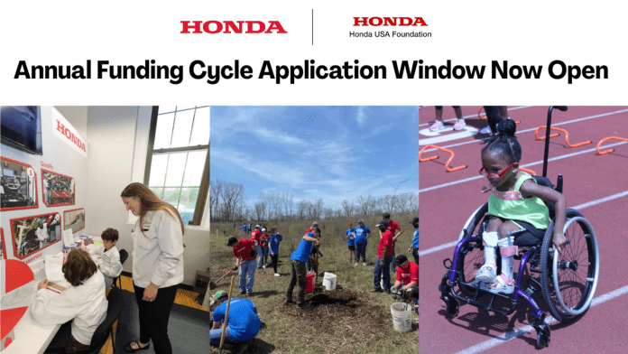 Honda and the Honda USA Foundation Kick Off Annual Funding Cycle to Support Programs Making a Difference in Local Communities