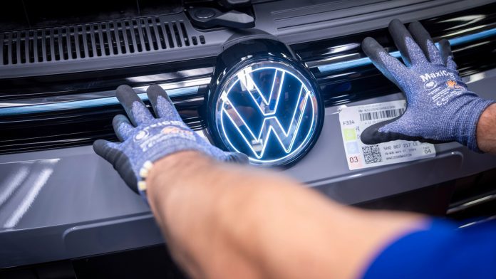 Volkswagen will pause Golf and Tiguan production this week but denies any link to chip supply tensions involving Nexperia.