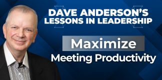 3 phases to maximize meeting productivity meeting, Anderson