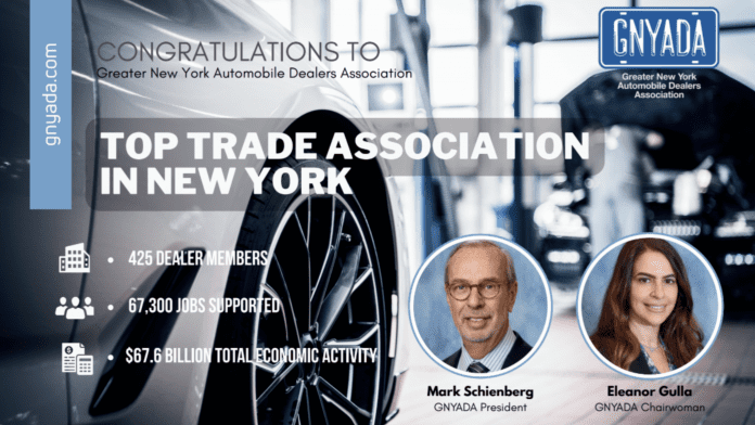 Greater New York Automobile Dealers Association Named “Top Trade Association in New York”