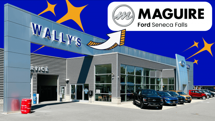 Maguire Automotive Group expands in Upstate New York with acquisition of Wally’s Ford of Seneca Falls.