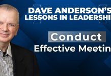 How dealers can maximize meeting productivity meeting, Anderson