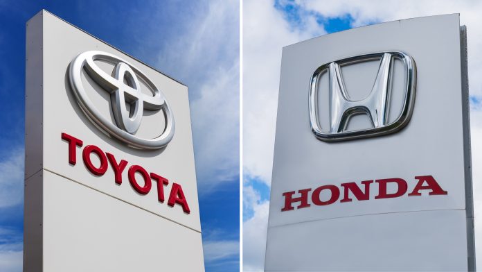 Toyota, Honda, sales