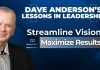 Dave Anderson on how to drive results through clear, measurable vision Dave Anderson outlines how dealers can use vision and TUFS goals to strengthen strategic planning and drive measurable performance.