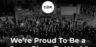 CDK EARNS 2025 GREAT PLACE TO WORK® CERTIFICATION CDK EARNS 2025 GREAT PLACE TO WORK® CERTIFICATION
