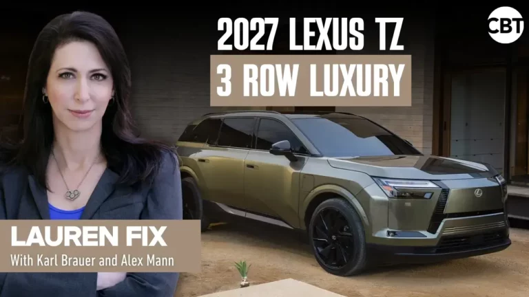 2027 Lexus TZ brings three-row luxury and electric performance to the Lexus lineup