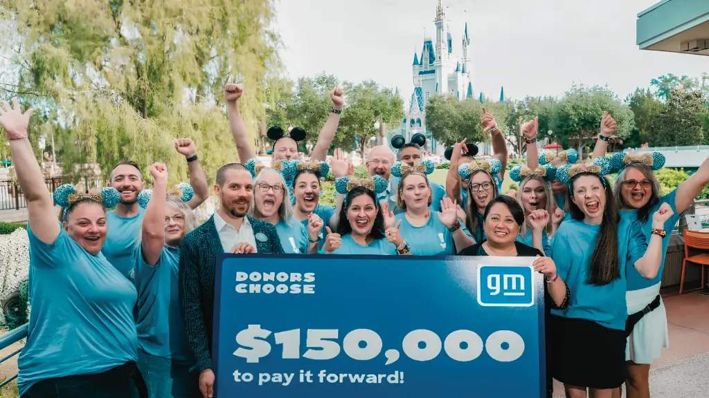 GM partners with Disney Imagination Campus and DonorsChoose to give back to America's teachers