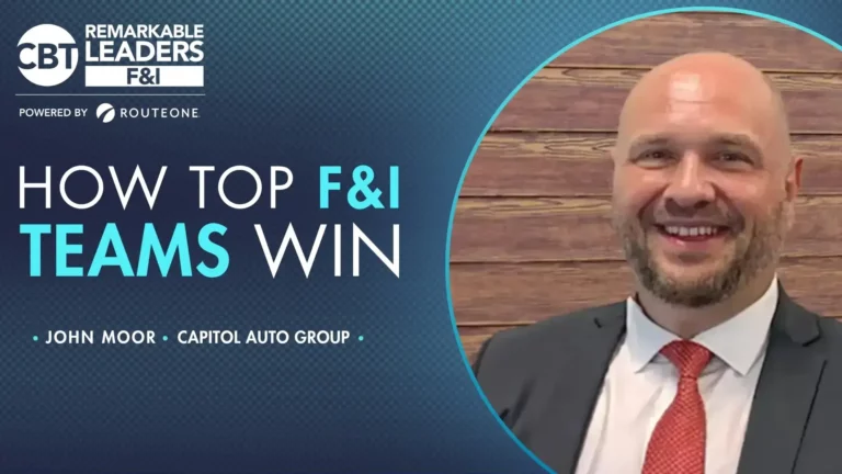 Remarkable Leaders in F&I honoree: John Moor | Capitol Auto Group