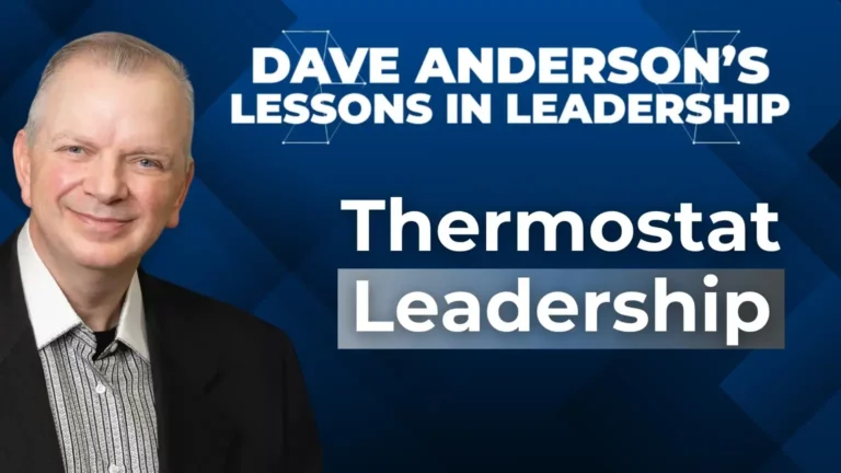 Why leaders should be thermostats, not thermometers