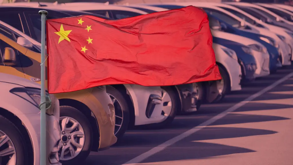 China's car sales drop for eighth straight month.