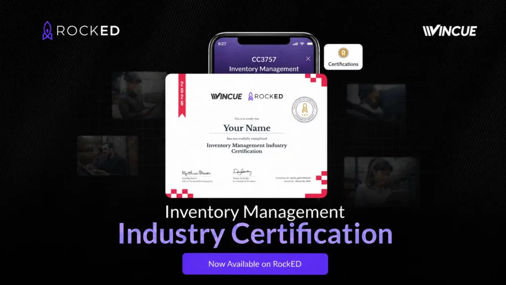RockED and VINCUE launch inventory management industry certification for retail automotive dealers and operators