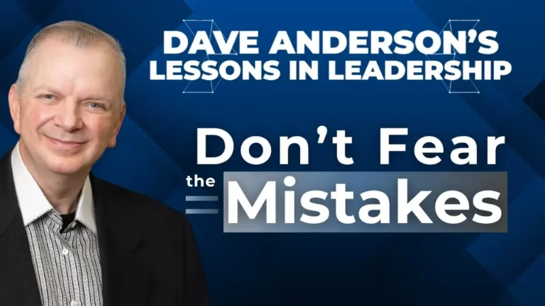 Why leaders should encourage mistakes