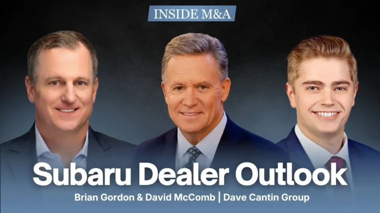 Why Subaru's slowdown is creating a window for dealer M&A