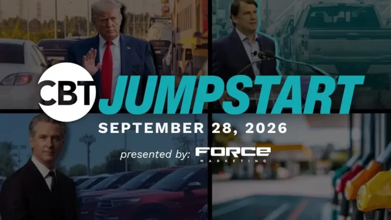 Trumo admin cuts fuel economy target, Ford halts F-150 production, CA dealers face new pricing rules