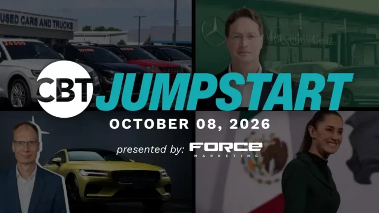 Wholesale used-vehicle prices fall, AI exposes dealership friction, Mercedes U.S. sales rise,