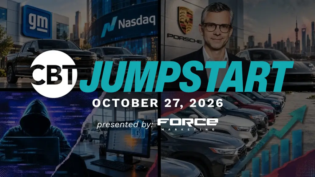 GM fleet sales raise, Porsche global deliveries fall, AI changes how dealers sell