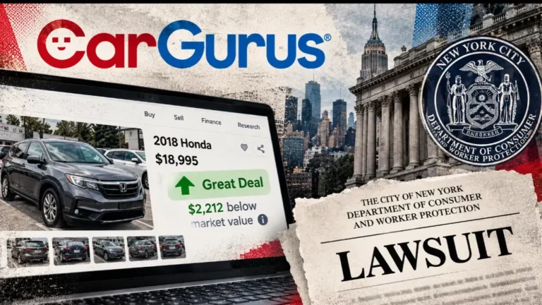 CarGurus faces NYC lawsuit over used-car deal ratings and hidden fees
