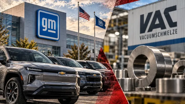 GM cancels rare-earth magnet supply deal as EV strategy shifts