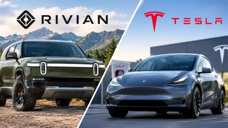 Rivian deliveries jump 46% as Tesla sales decline 2%