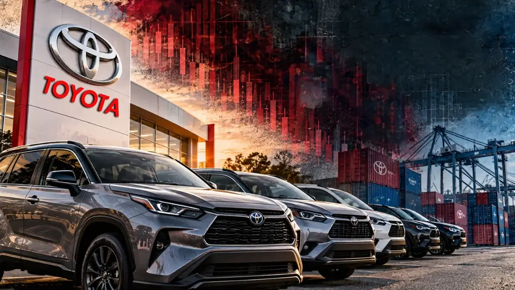 Toyota global sales and production fall for third straight month