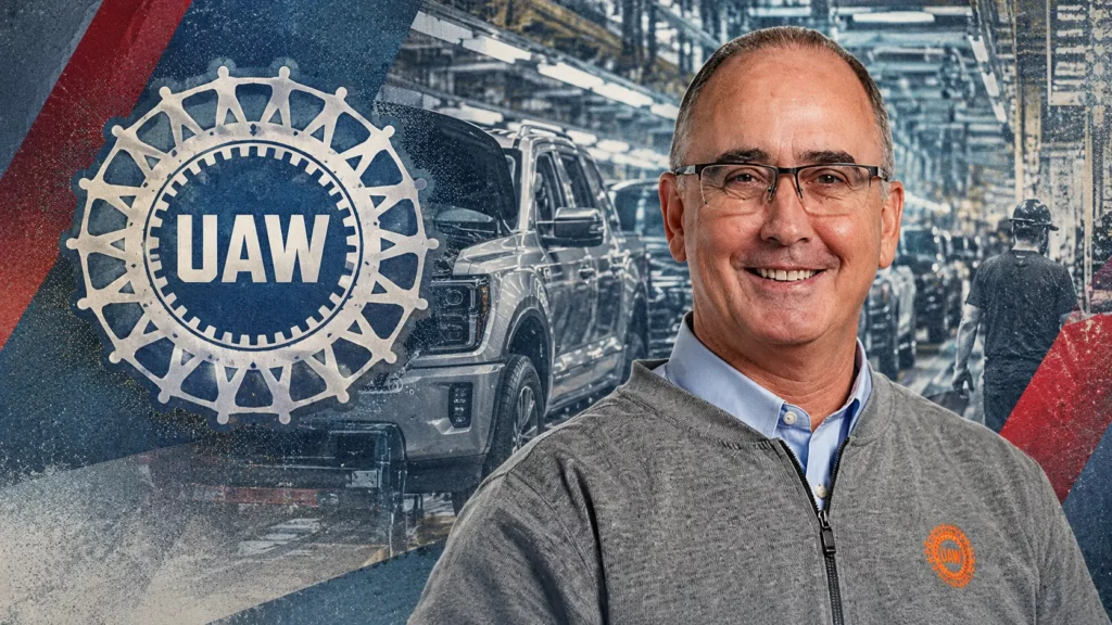 UAW’s Shawn Fain claims reelection