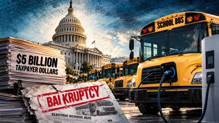 $5 billion electric school bus failure exposed - green new scam