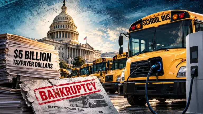$5 billion electric school bus failure exposed - green new scam