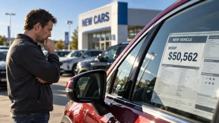 New-vehicle prices near record at $50,562 as buyers trade down
